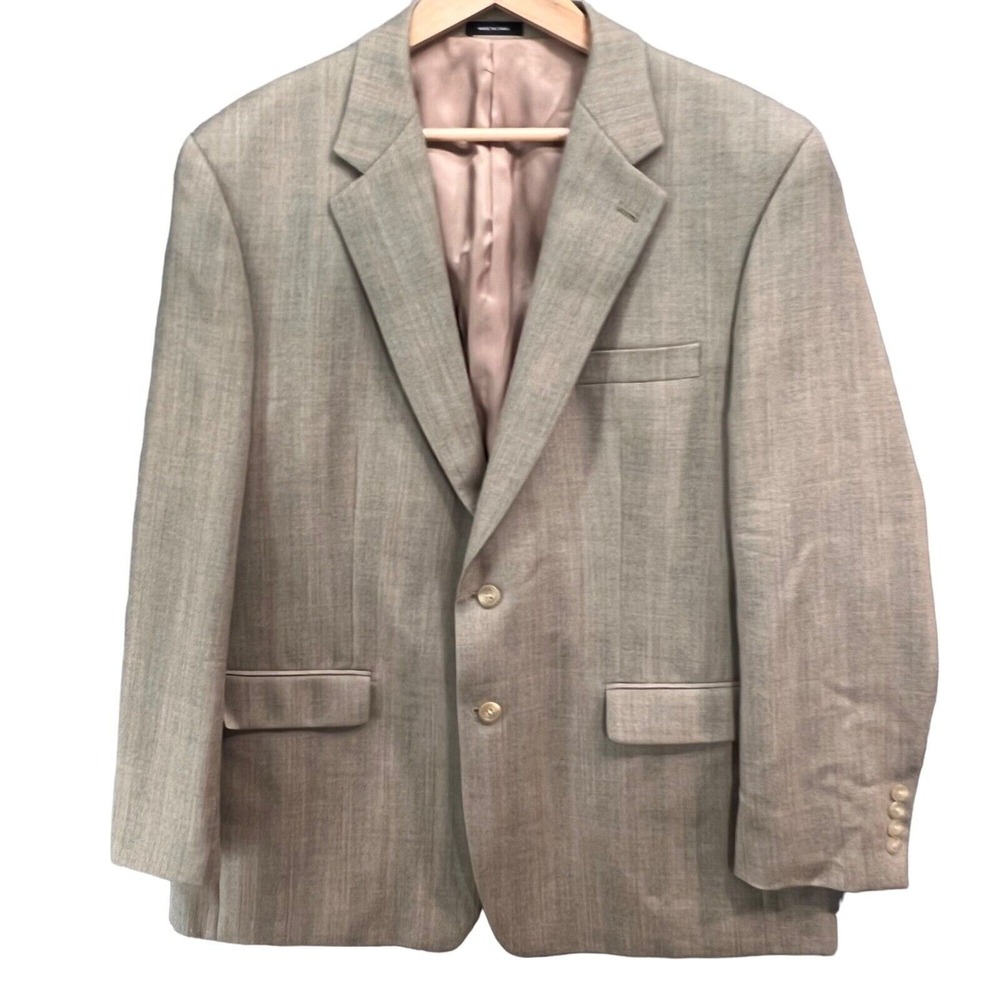 Lauren Ralph Lauren Blazer 46R Brown Wool‎ Sport Coat Classic Two Button Jacket